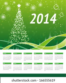 Calendario Americano 2014