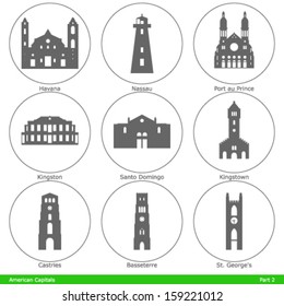 Capitales estadounidenses - Simbolizadas por un edificio emblemático (parte 2)