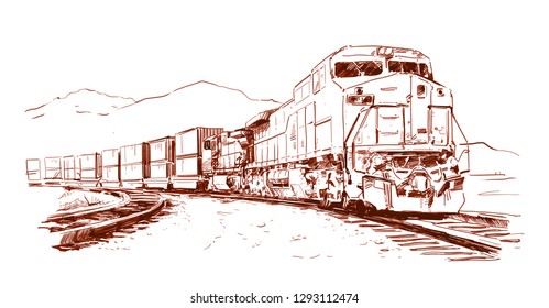 American Cargo Train 