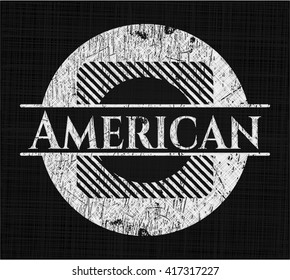 American Chalkboard Emblem