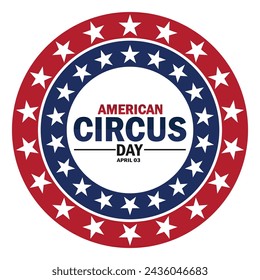 American Circus Day wallpaper with shapes and typography. American Circus Day, background