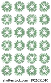 Symbole der American Cities Army Vektorgrafik