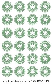 Ilustración vectorial de los símbolos del Ejército de Ciudades Americanas