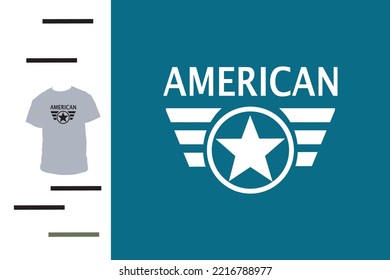 American Citizen T Shirt Design