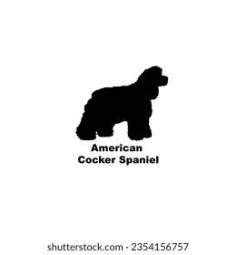 American Cocker Spaniel dog silhouette dog breeds Animal Pet