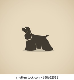 American Cocker Spaniel - Vector Illustration