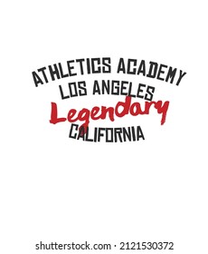 American College Athletic Academy graphic design vector art