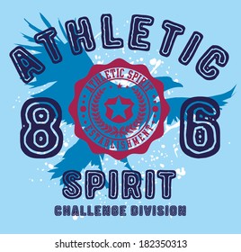american college department vector art