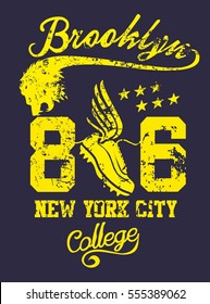 American College Football graphic design vector art 