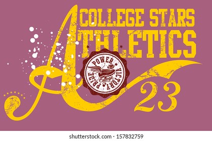 american college sports vector art