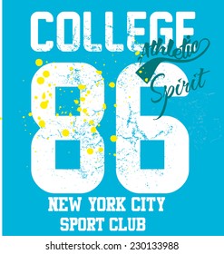American college sports vector art