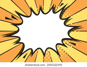 Amerikanische Comic-Stil Rede Blase Hintergrund Illustration