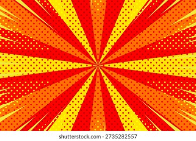 American Comic Style Backgrounds for summer - wide version -