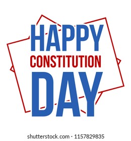 American Constitution Day Logo Icon Flat Stock Vector (Royalty Free ...