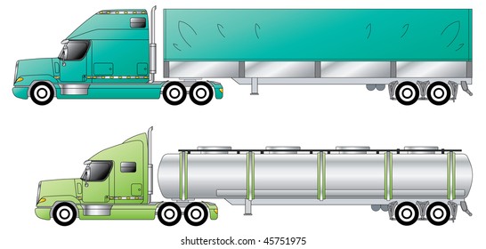 American conventional trucks & trailers