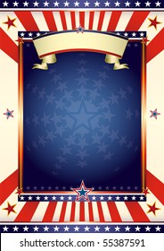 American cool flag. An american background for your advertising.