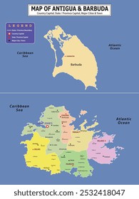 American Countries Geography Political map. Political map of country with capital, province or state capital, major cities and town.