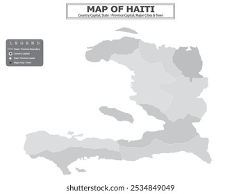 American Countries Geography Political map. Political map of country with capital, province or state capital, major cities and town.