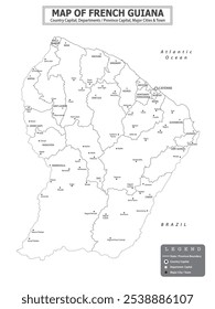 American Countries Geography Political map. Political map of country with capital, province or state capital, major cities and town.
