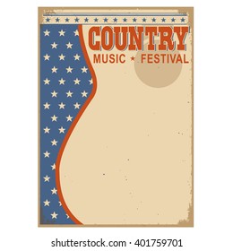 American Country music background for text.