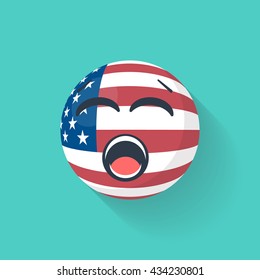 american countryball smile 