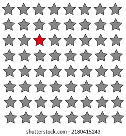 American cover design with star. Vector illustration. stock image.