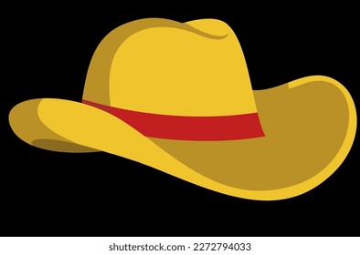american cowboy hat vector illustration