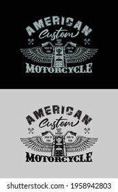 American Custom tshirt design template