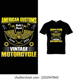 American customs build  Repair est. 2023 vintage motorcycle