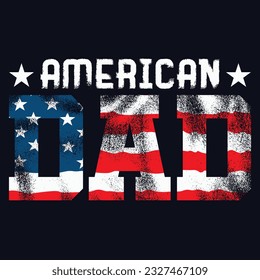 American Dad , 4th of July Patriotic t-shirt Design