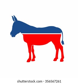 American Democrat Mule Vector Basic