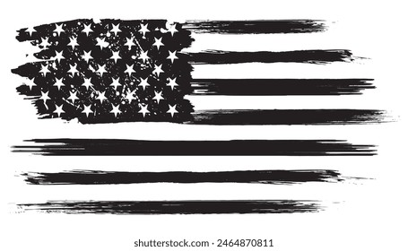 Plantilla de Diseño de Bandera Americana