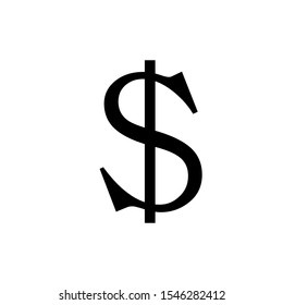 American dollar icon vector. Currency symbol icon