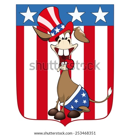 The American donkey. The donkey party.