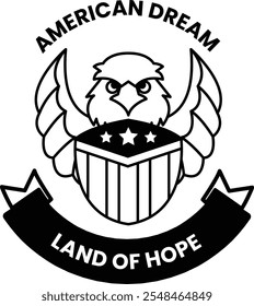 American dream land of hope logo