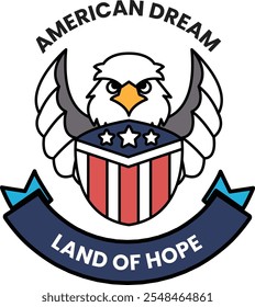 American dream land of hope logo