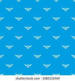 American dream pattern vector seamless blue repeat for any use