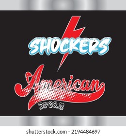 American dream and Shockers logo 