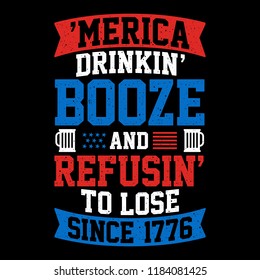 American Drinking Quote, Since 1776