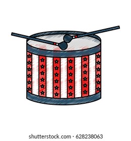 american drum isolated icon