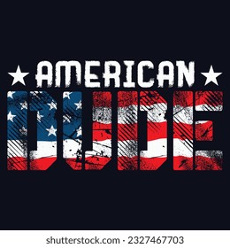 American Dude, Baby Boy 4th of July, Patriotic t-shirt design