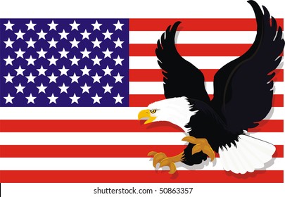 6,037 Bald Eagle American Flag Images, Stock Photos & Vectors ...
