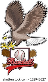 American eagle and Baseball