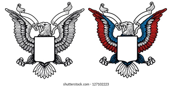 American eagle crest