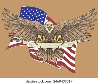 American Eagle Design Vector ilustrador