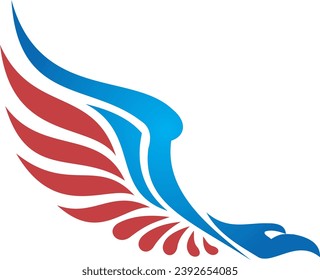 american eagle hawk vector logo