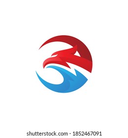 American Eagle Head Patriot Logo