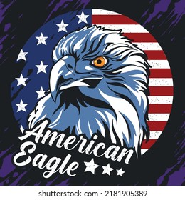 Amerikanisches Adlerkopfsymbol