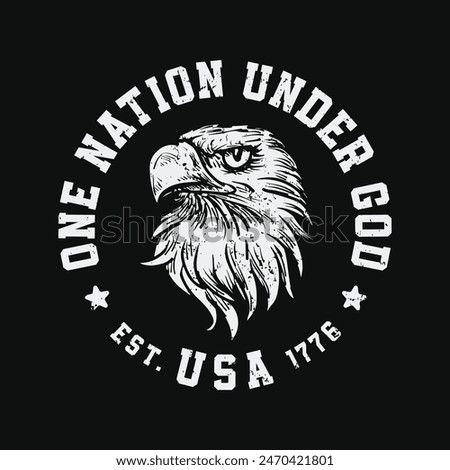 American eagle head vector t shirt design
