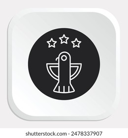American Eagle Icons: Symbolize National Pride with Dynamic Graphics